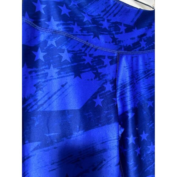 Nike USA Womens Small Blue Star Pattern  Leggings - Picture 3 of 7